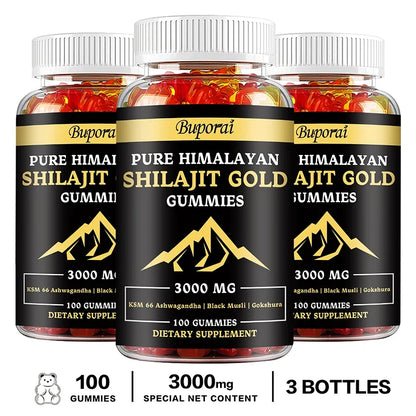 Shilajit Gummies – Boosts Energy, Mood, Immunity & Digestive Health – Himalayan Sourced