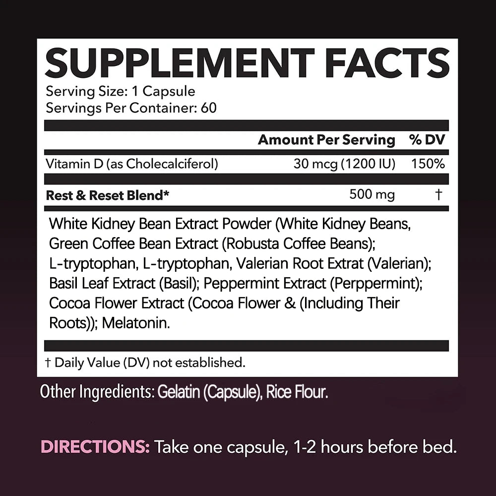 ✨ Night Time Fat Burner – Overnight Weight Loss Support for Women