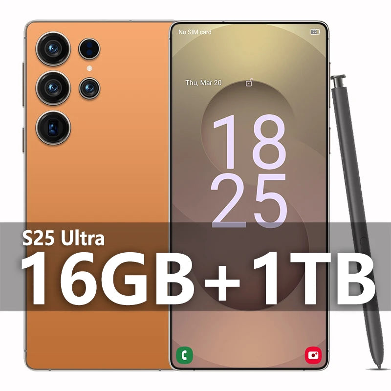 2025 Original Pad S25 ultra Tablet PC 7.3 inch HD 4K Android 13 22GB+2TB 8000mAh Battery 4G 5G Dual Sim Card WiFi GPS Google Tab