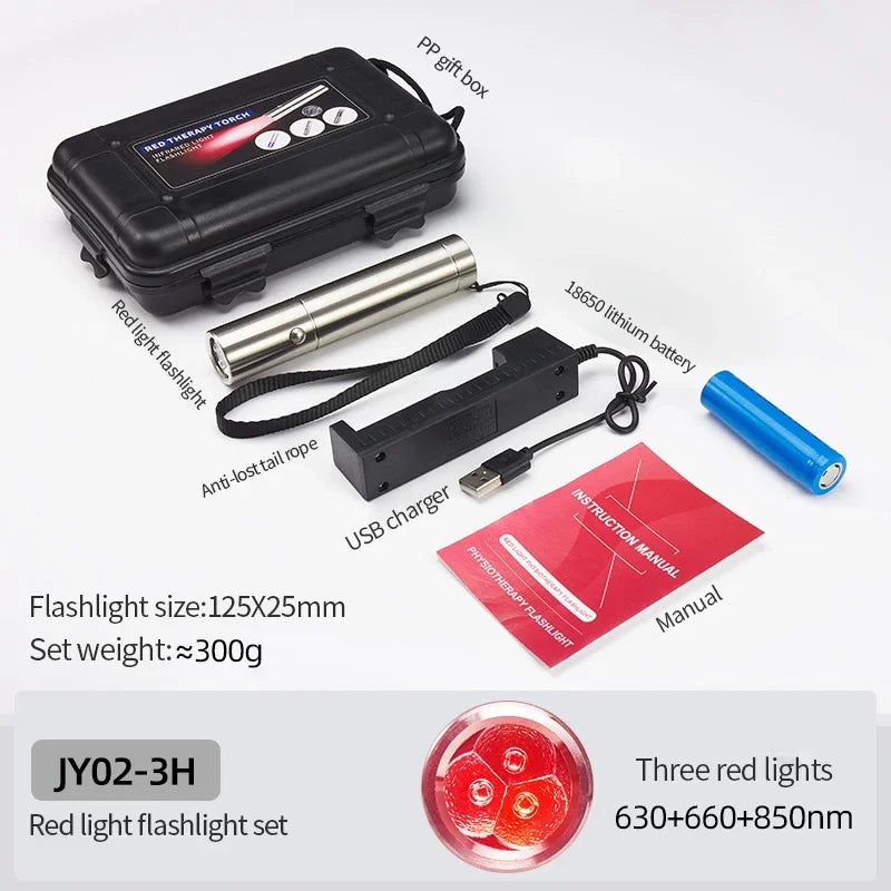 Cold Laser Therapy Device – 5 Wavelength Near Infrared 940nm, Relieves Pain, Reduces Inflammation & Supports Skin Health