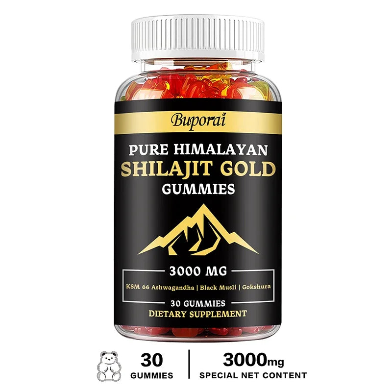 Shilajit Gummies – Boosts Energy, Mood, Immunity & Digestive Health – Himalayan Sourced