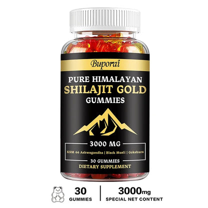 Shilajit Gummies – Boosts Energy, Mood, Immunity & Digestive Health – Himalayan Sourced
