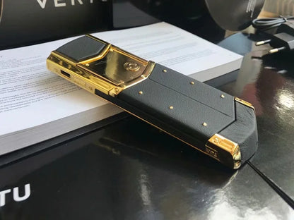 Elegant Metal Signature Handmade Mobile Phone Dual SIM Bluetooth Dialer Ebook Luxury Feature Classic Senior Phone for Elderly