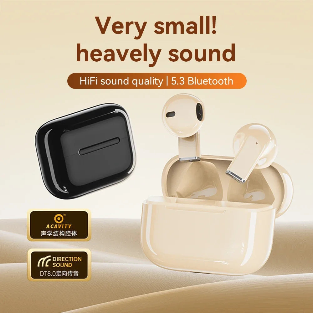 Pro5S Wireless Bluetooth Headphones | Mini Portable Stereo Earbuds with Noise Reduction & Long Battery Life