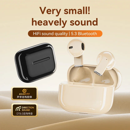 Pro5S Wireless Bluetooth Headphones | Mini Portable Stereo Earbuds with Noise Reduction & Long Battery Life