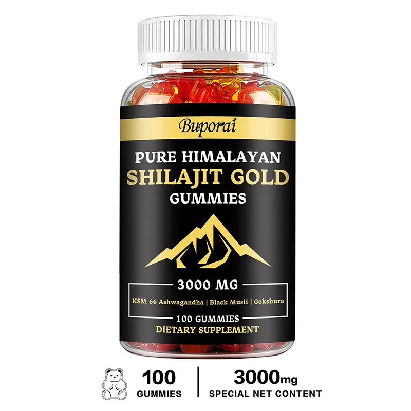 Shilajit Gummies – Boosts Energy, Mood, Immunity & Digestive Health – Himalayan Sourced
