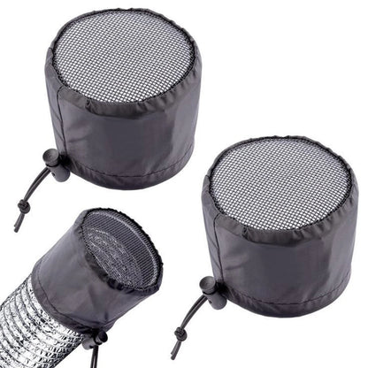2Pcs 4/6/8in Grow Tents Duct Filter Vent Cover With Elastic Band Fixed Buckles Waterproof Dust-proof For Plant Growth