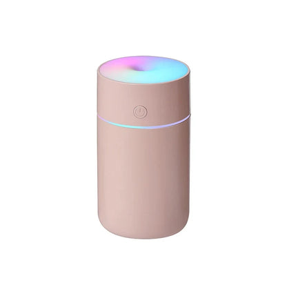 Colorful Portable USB Air Humidifier – Wireless Mini Home & Car Aroma Essential Oil Diffuser