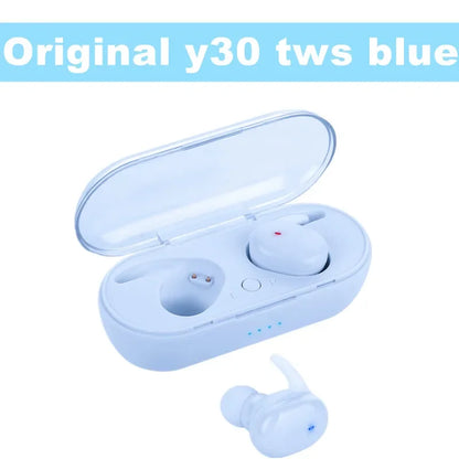 Y30 TWS Bluetooth 5.0 Wireless Stereo Earbuds | In-Ear Noise Reduction & Waterproof Headphones for Android & iOS