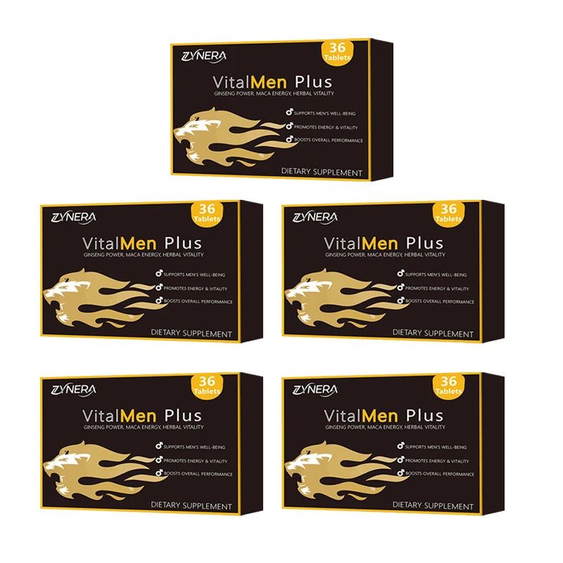 Blue Tablets – Shilajit, Ashwagandha, Black Maca & Saw Palmetto | Natural Male Vitality & Energy Enhancing Supplement