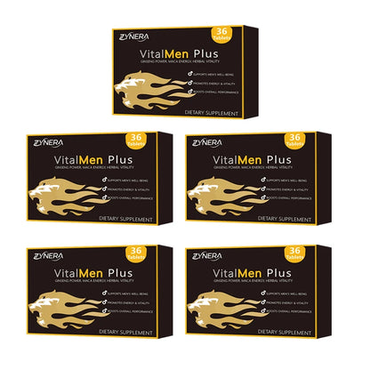 Blue Tablets – Shilajit, Ashwagandha, Black Maca & Saw Palmetto | Natural Male Vitality & Energy Enhancing Supplement