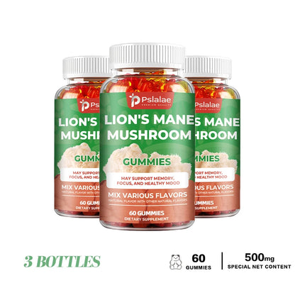 Lion’s Mane Mushroom Gummies – Brain Support, Focus & Mental Clarity