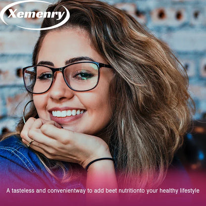 Organic Beetroot Capsules 8000mg – Supports Athletic Performance, Heart Health & Digestion