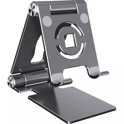 360° Rotation Tablet Stand for iPad, Adjustable Foldable Tablet Holder,Aluminum Phone Stand Compatible with iPad Pro/ Air/ Mini