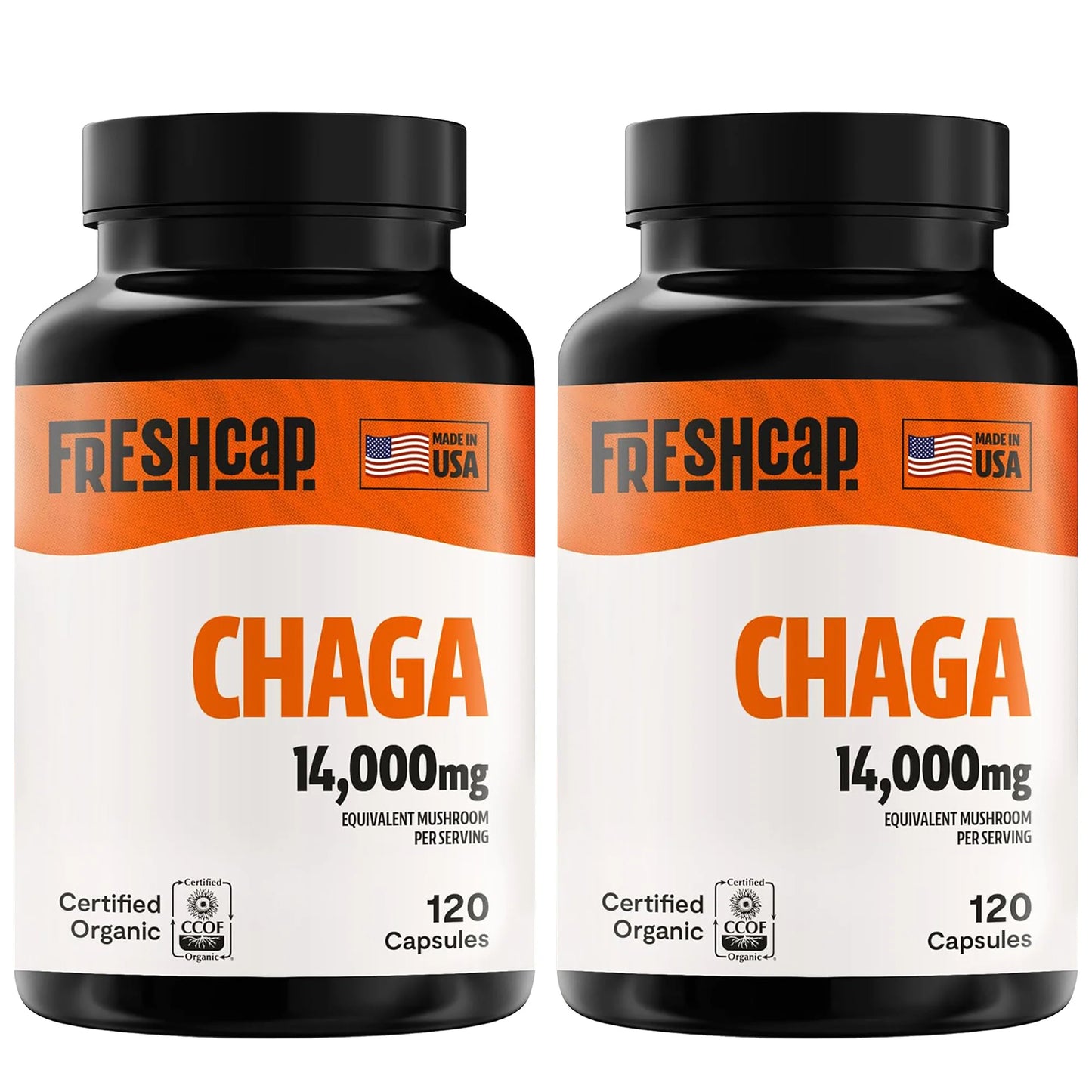 Chaga Mushroom Capsules – Antioxidant Support, Boosts Immunity, Skin Vitality & Digestive Balance