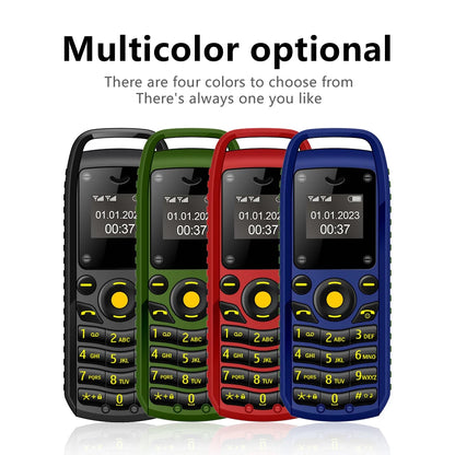 SERVO B25 Mini Feature Phone – Dual SIM, Magic Voice, Bluetooth Sync, 2G Network, Multilingual (Ultra Compact 24g)