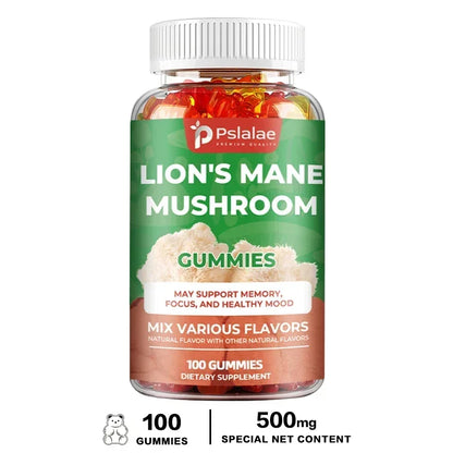 Lion’s Mane Mushroom Gummies – Brain Support, Focus & Mental Clarity