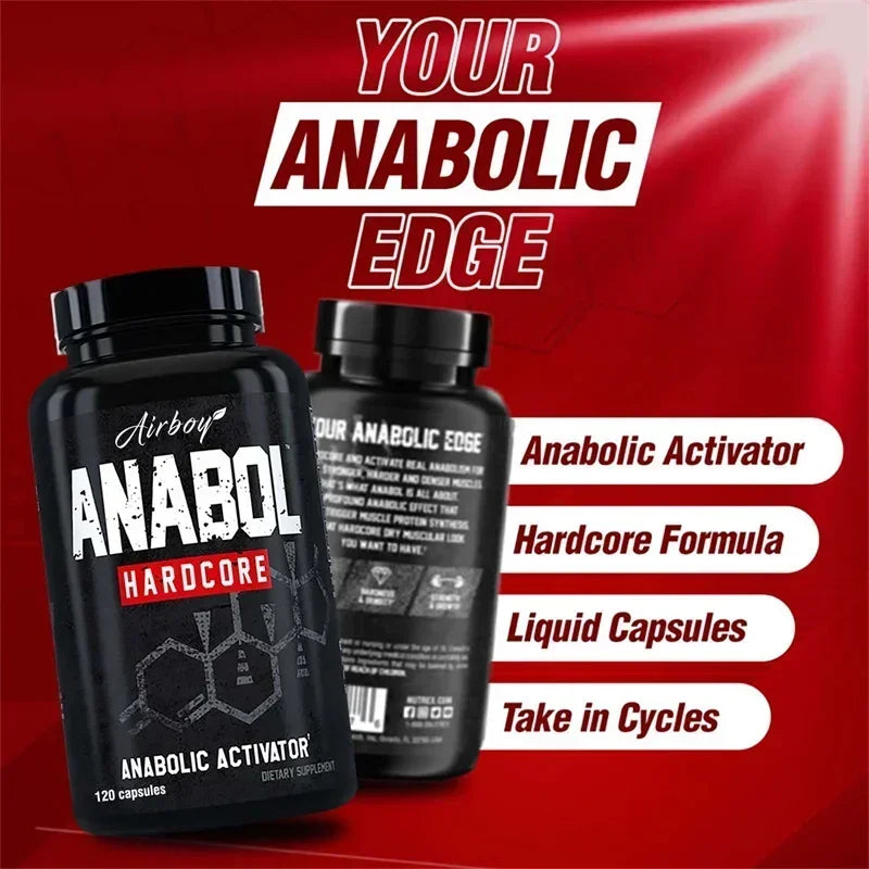 ✨ 120pcs Anabol Hardcore Supplement – Build Lean, High-Quality Muscle
