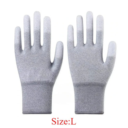 PU Coated Finger ESD Anti-Static Glove For iPhone Computer Phone Repair Tools Protection Electronic Working Glove