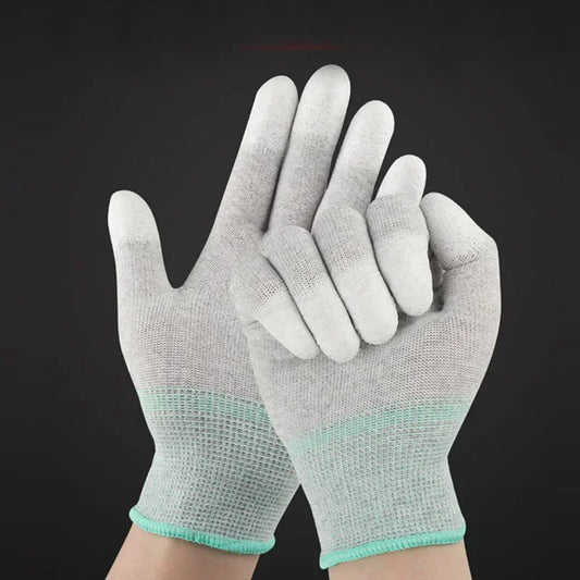 PU Coated Finger ESD Anti-Static Glove For iPhone Computer Phone Repair Tools Protection Electronic Working Glove