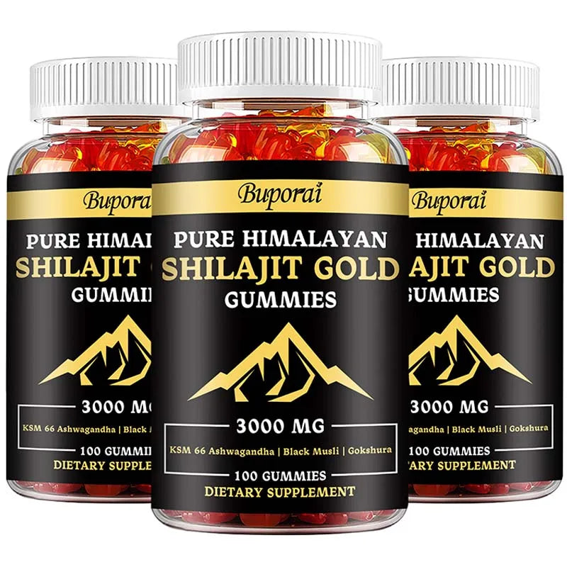 Shilajit Gummies – Boosts Energy, Mood, Immunity & Digestive Health – Himalayan Sourced