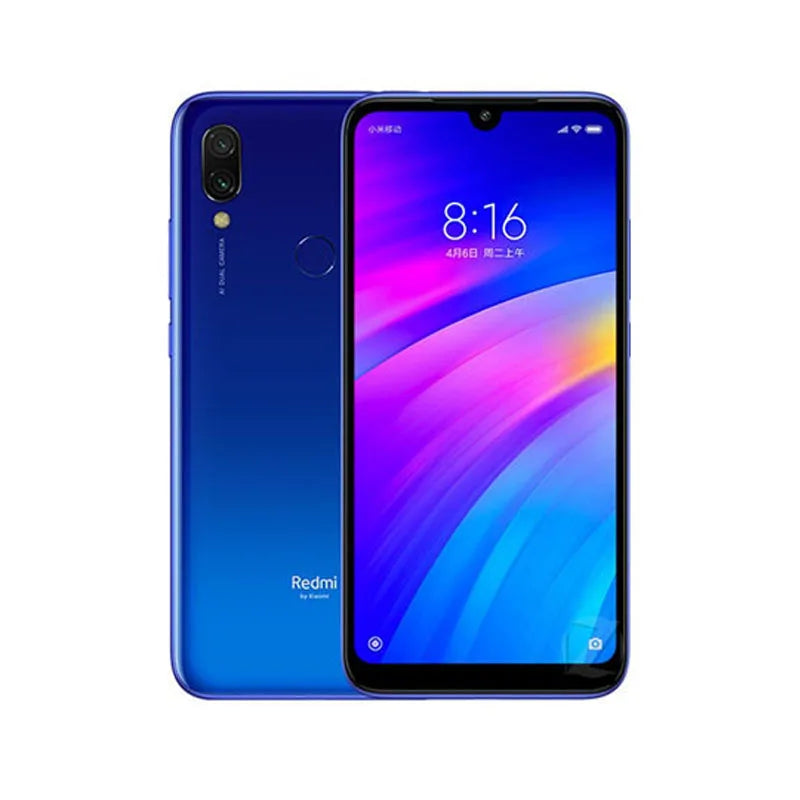 Xiaomi Redmi 7 Cellphone with Case – Dual SIM, Android, Dual Camera (Used, Original)