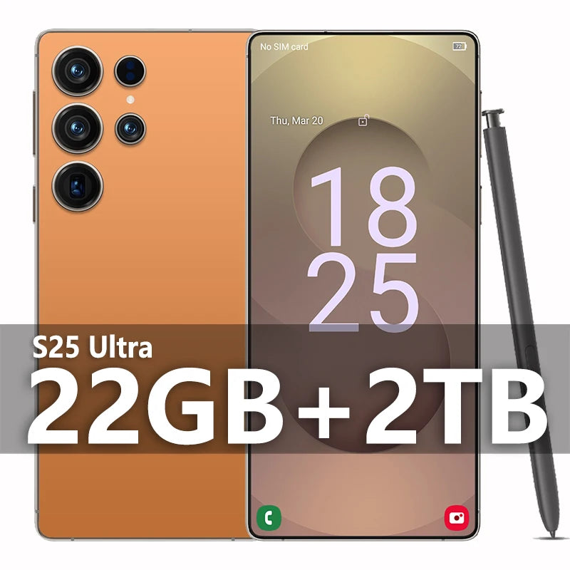 💎 2025 Original Pad S25 Ultra Tablet PC – 7.3" 4K Android 14 | 22GB + 2TB | 8000mAh Battery | 4G/5G Dual SIM | WiFi + GPS