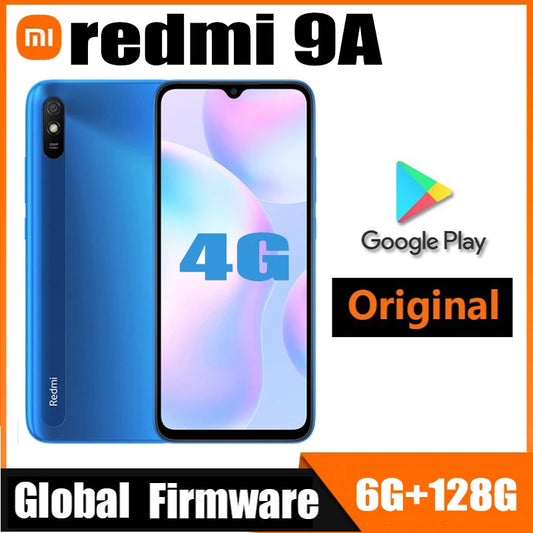 Xiaomi Redmi 9A 4G Global Version Smartphone – 4GB+64GB, 5000mAh Battery, 13MP Camera, Helio G25 (Dual SIM)