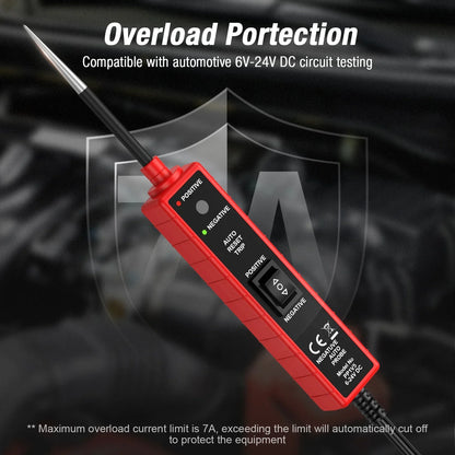 Automotive Electrical System Tester PP1V5 – 6–24V Car Circuit Power Probe with Overload Protection