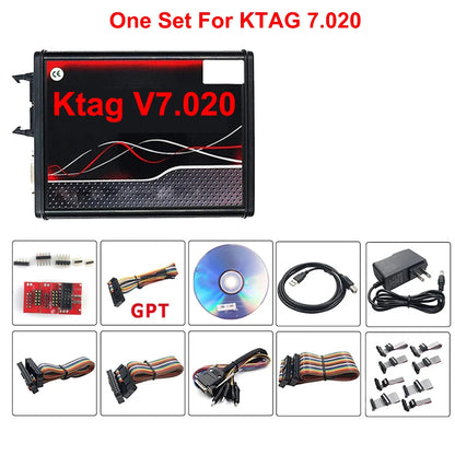 EU Version ECU Programming & Tuning Tool – Kess V2 V5.017 / KTAG V7.020 Red PCB | Car & Truck Master BDM Software