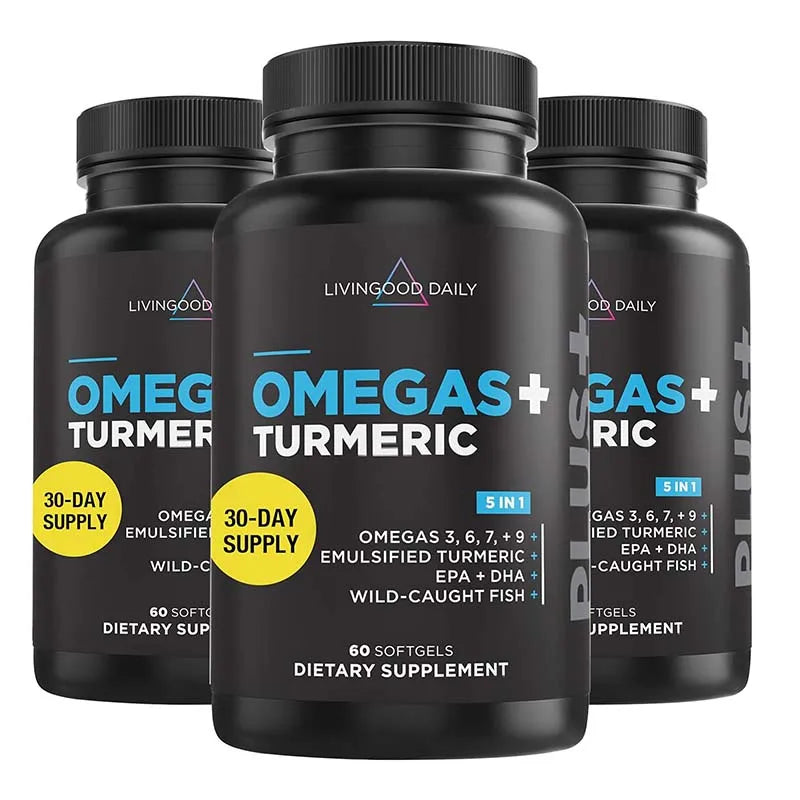 ✨ Omega 3 6 9 Supplement Plus – Brain, Heart & Joint Support