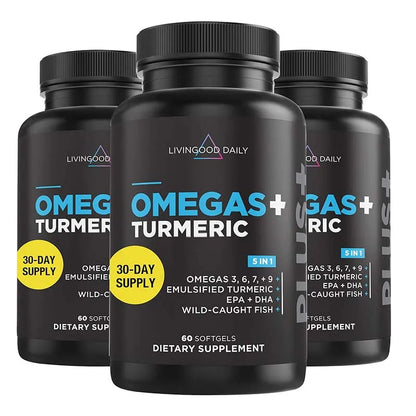 ✨ Omega 3 6 9 Supplement Plus – Brain, Heart & Joint Support