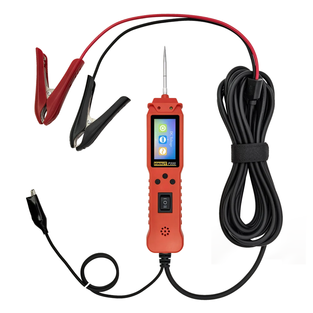 12/24V P200 Car Electric Circuit Tester Probe Pen Tester Voltage Resistant Test Voltage Power Probe Kit Auto Battery Test