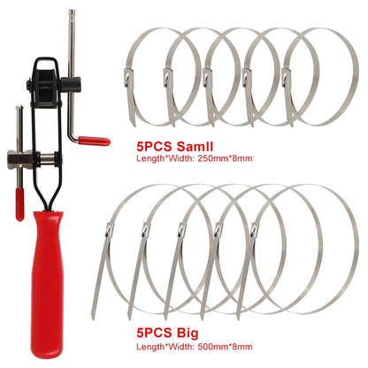 ATV Auto CV Joint Banding Boot Axle Clamp Tool With CV Half Shaft Boot Band Buckle Clamps Repair Install Tools