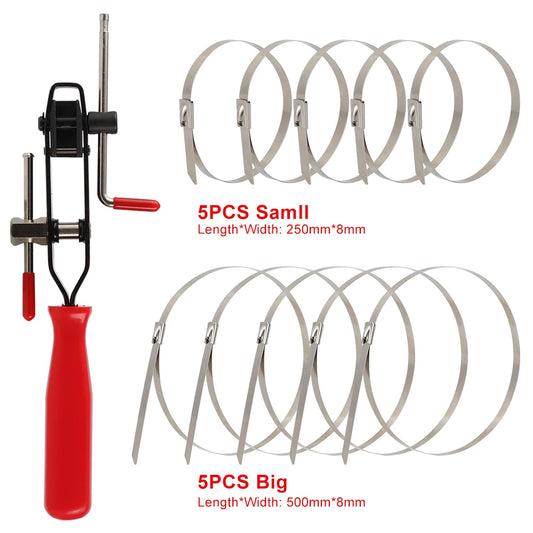 ATV Auto CV Joint Banding Boot Axle Clamp Tool With CV Half Shaft Boot Band Buckle Clamps Repair Install Tools