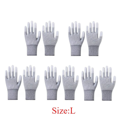 PU Coated Finger ESD Anti-Static Glove For iPhone Computer Phone Repair Tools Protection Electronic Working Glove