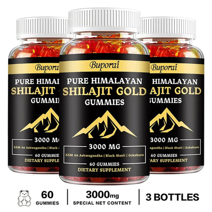 Shilajit Gummies – Boosts Energy, Mood, Immunity & Digestive Health – Himalayan Sourced