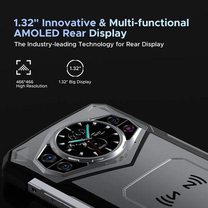 DOOGEE S200 5G Rugged Phone – 6.72" 120Hz Display, 12GB+256GB, 100MP AI Camera, 10100mAh Battery (Android 14, NFC)