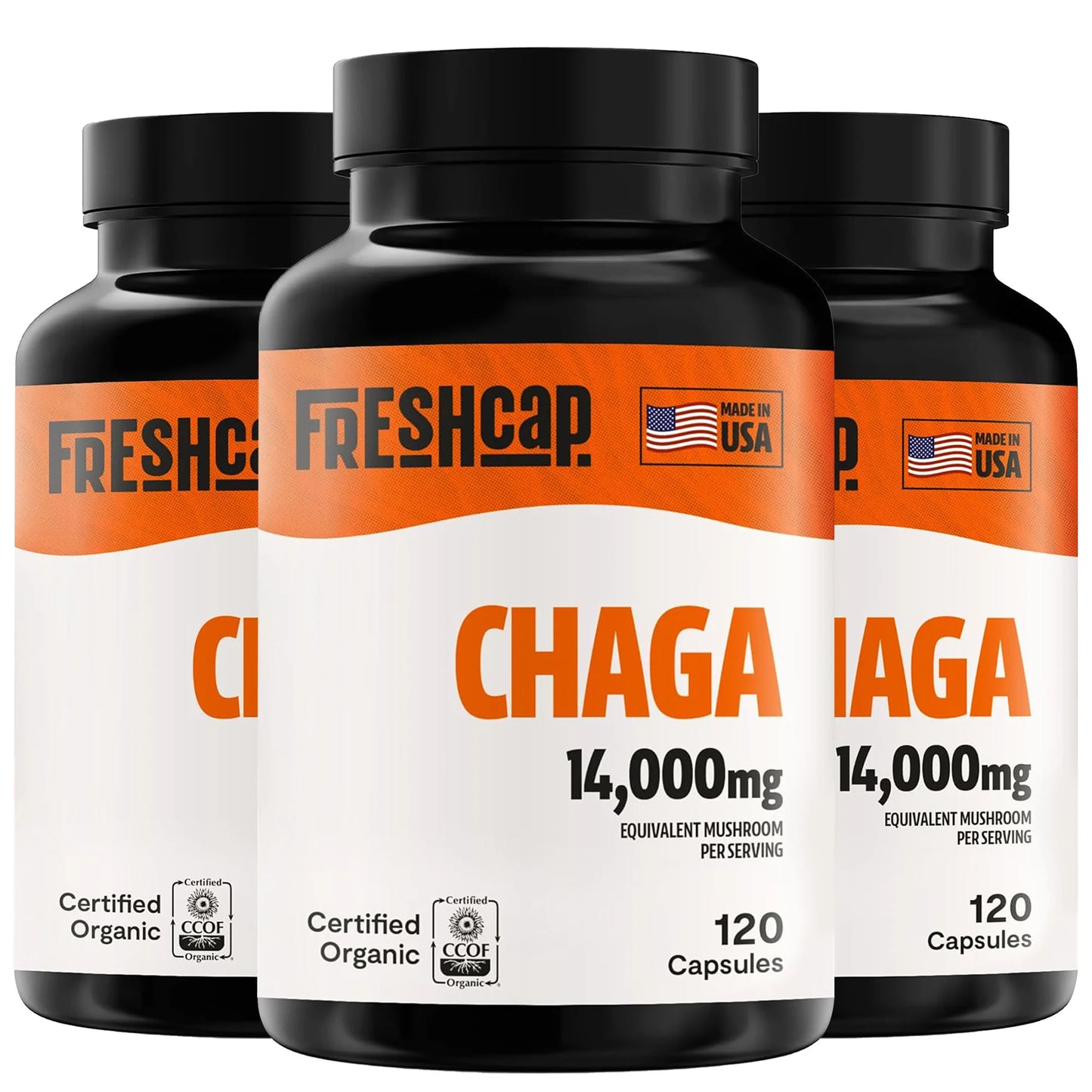 Chaga Mushroom Capsules – Antioxidant Support, Boosts Immunity, Skin Vitality & Digestive Balance
