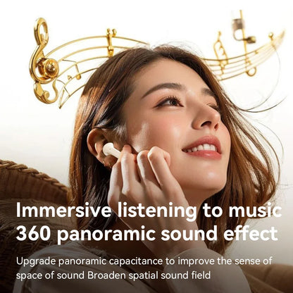 Pro5S Wireless Bluetooth Headphones | Mini Portable Stereo Earbuds with Noise Reduction & Long Battery Life