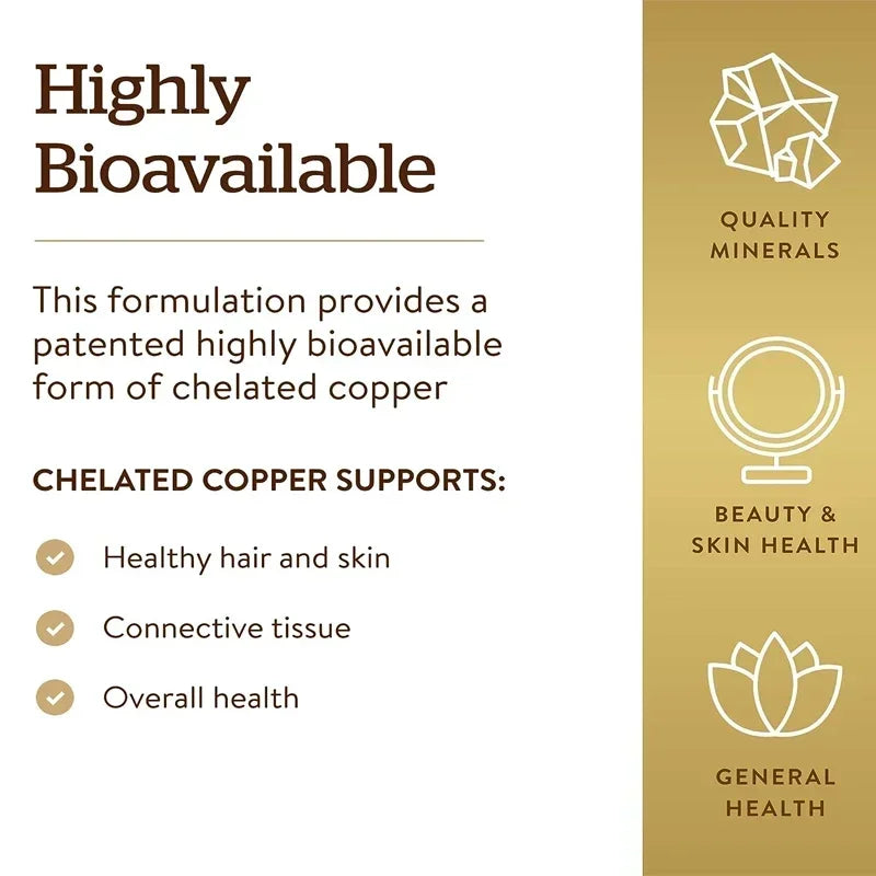 ✨ Chelated Copper – Advanced Mineral Support for Bones, Skin & Inner Vitality