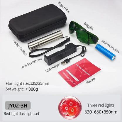 Cold Laser Therapy Device – 5 Wavelength Near Infrared 940nm, Relieves Pain, Reduces Inflammation & Supports Skin Health