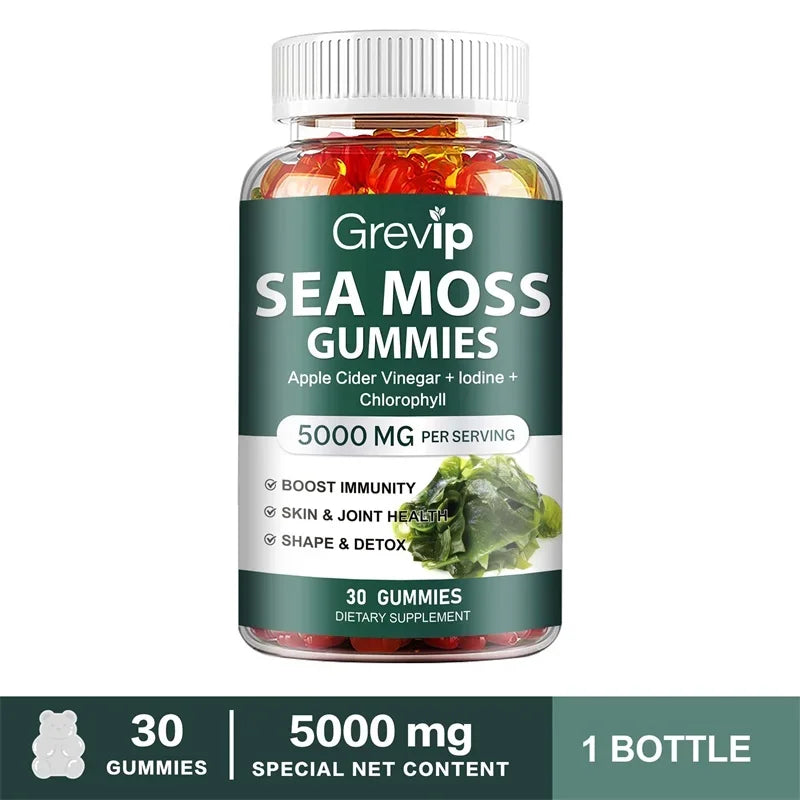 ✨ Sea Moss Gummies 5000mg – Immunity, Thyroid & Beauty Support