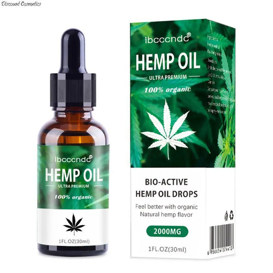 15ML 1000mg Pure Hemp Essential Oil Drop For Pain Relief Sleep Better Reduce Mania And Anxiety