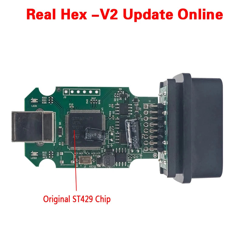 Best HEX Real V2 STM32F429 VGT6 V25.3 V24.7 Latest Online Update STM32F405 VET6 Support Many Languages Unlimited Most Stable