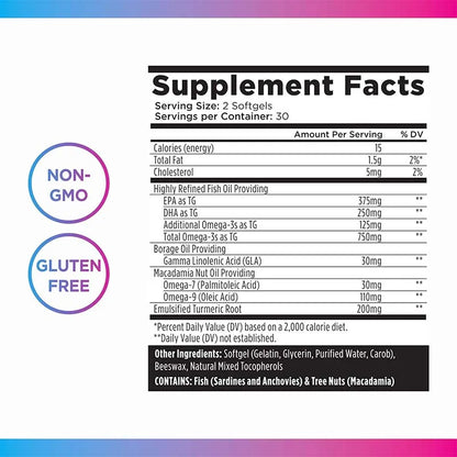 ✨ Omega 3 6 9 Supplement Plus – Brain, Heart & Joint Support