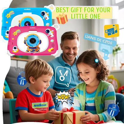 🎨 Nodizz 7-Inch Kids Learning Tablet – Android 15 | 4GB RAM + 128GB ROM | Quad-Core | 3200mAh Battery | Parental Control | Educational Gift