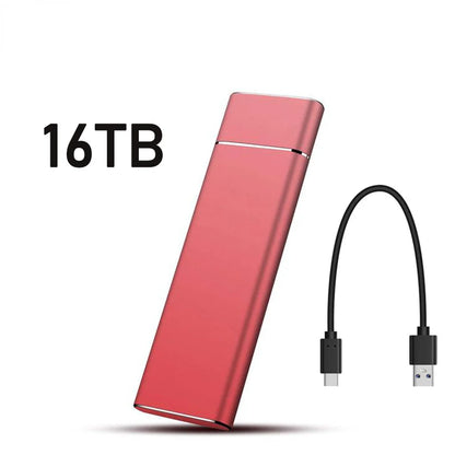 External 2TB /8TB/16TB/20TB / 30TB SSD – High-Speed Portable Solid State Drive with Type-C & USB 3.1 Interface for PC, Laptop & Mac