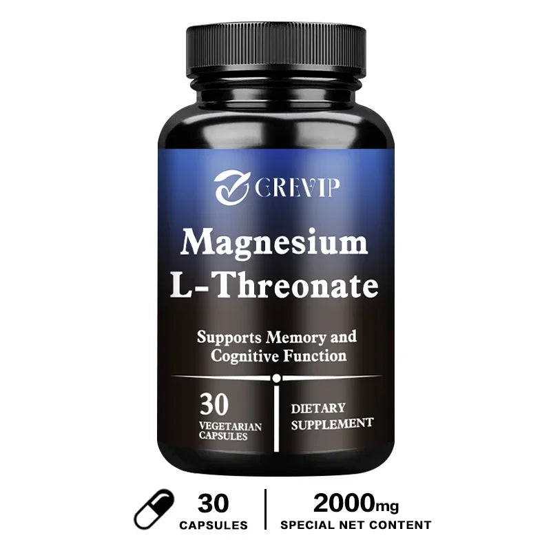Magnesium L-Threonate Supplement – Supports Brain Health, Memory, Concentration & Cognition