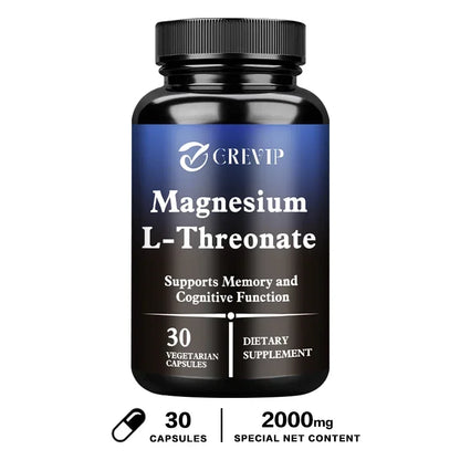 Magnesium L-Threonate Supplement – Supports Brain Health, Memory, Concentration & Cognition